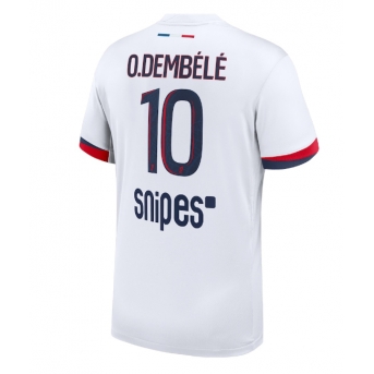 Paris Saint-Germain Ousmane Dembele #10 Maglia Gara Trasferta Repliche 2025-26 Maniche Corte
